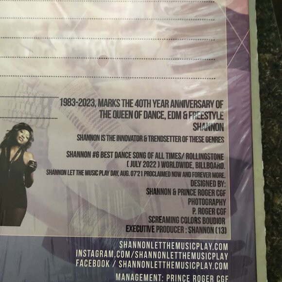 Shannon Let The Music Play 40th Anniversary Autographed Lp + Free RARE! - Picture 3 of 8